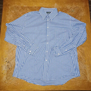 Lauren Ralph Lauren Mens Long Sleeve Plaid Dress Up Shirt size 2XL. Gently used
